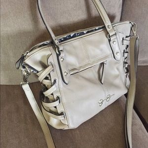 Like-new Jessica Simpson taupe purse